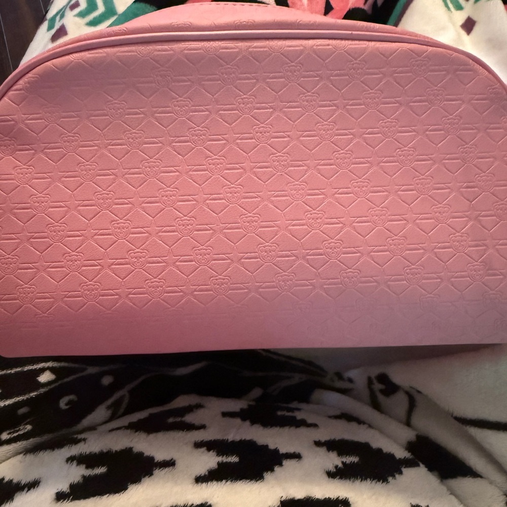 Pink Embossed Women's Bag